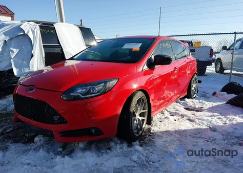 2013 Ford Focus St from USA, damaged, VIN 1FADP3L92DL185817